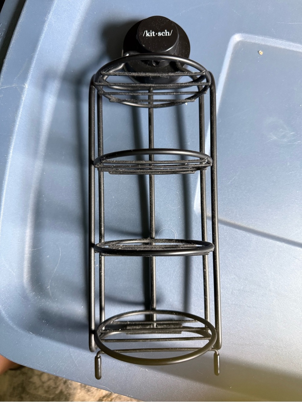 Kitsch Self-Draining Shower Caddy, a 4-tier vertical organizer